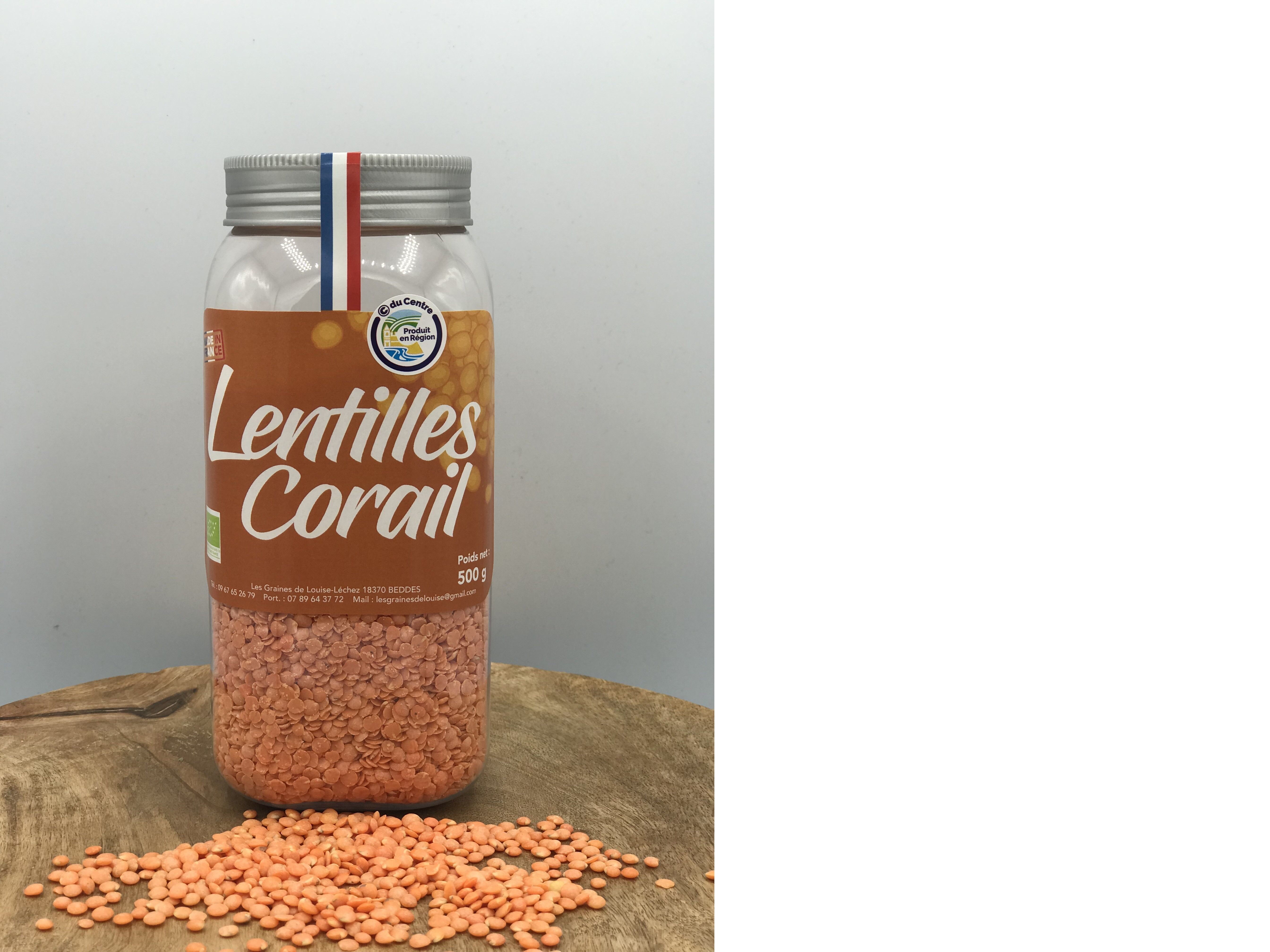 Lenticchie di corallo bio