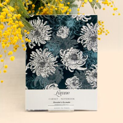 Carnet A521X14,5 cm chrysanthemes