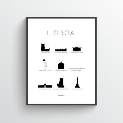 Lisbon poster a3