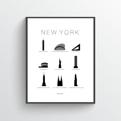 New york poster a3