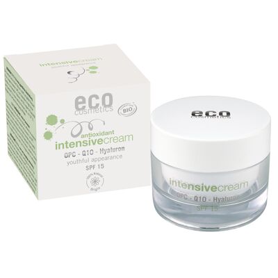 Crème intensive ECO 50 ml LSF 15 avec OPC, Q10 et hyaluron