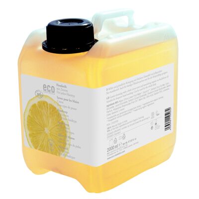 Jabón de manos ECO limón 2000 ml recambio bote