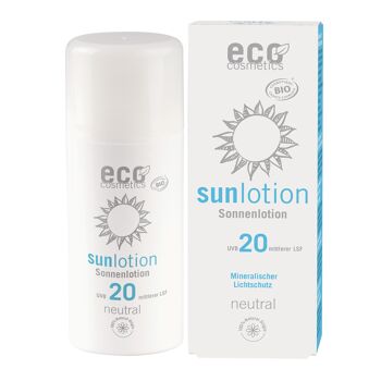 ECO lotion solaire SPF 20 neutre 100 ml