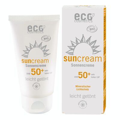 ECO sun cream SPF 50+ lightly tinted 75 ml