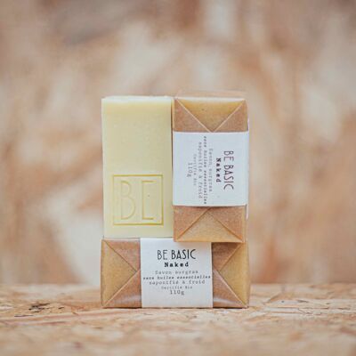 certified organic soap "be basic" Naked (neutral)