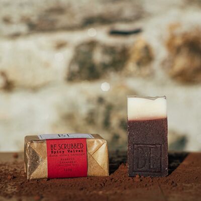 Certified organic soap "Be Scrubbed" Spicy Velvet