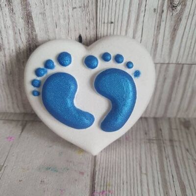 Baby Feet Bath Bomb Blue