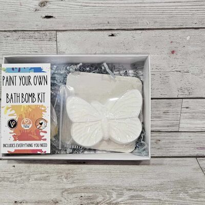 Butterfly Dreams Paint your own bath bomb kit