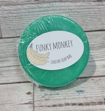 Barre de savon Funkey Monkey Loofah