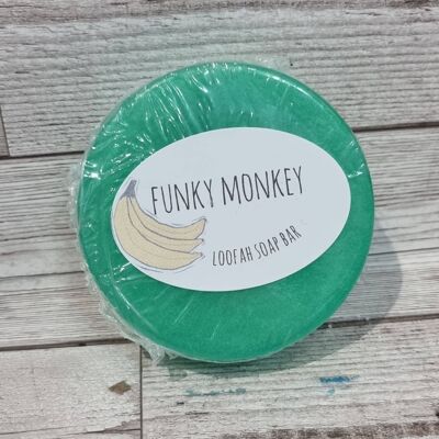 Barre de savon Funkey Monkey Loofah