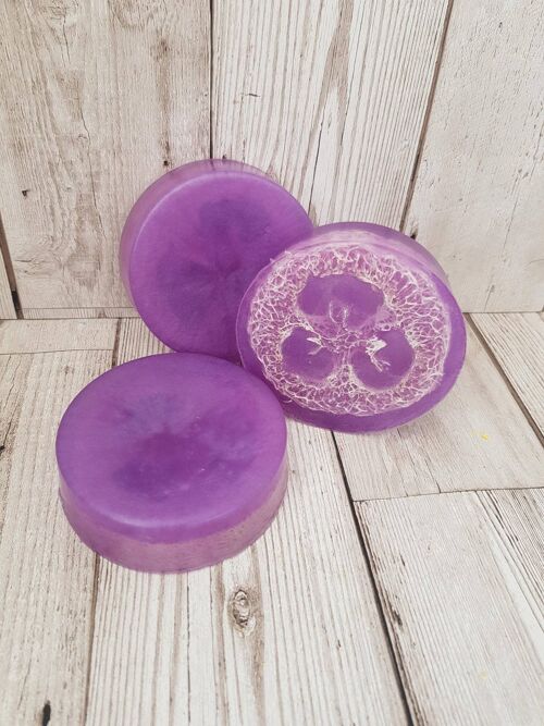 Lavender and Chamomile Loofah Soap Bar