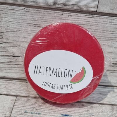Watermelon Loofah Soap Bar