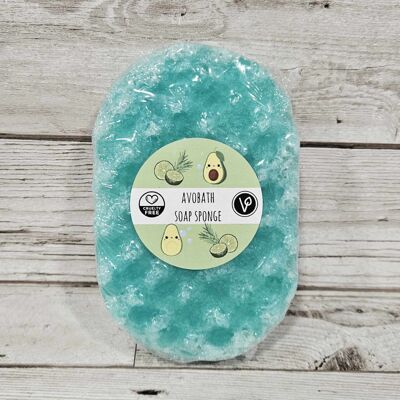 Éponge de savon exfoliante Avo Bath