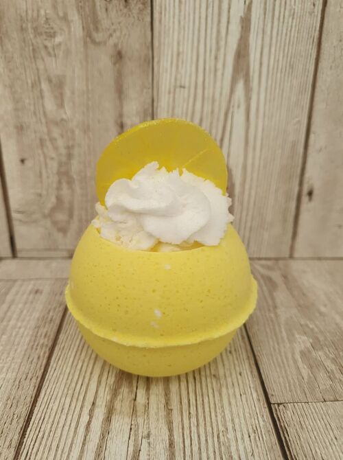 Lemon Sherbet Whipped Top Bath Bomb