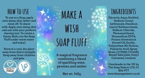 Make a Wish Soap Fluff