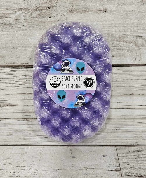 Space Purple Exfoliating Soap Sponge