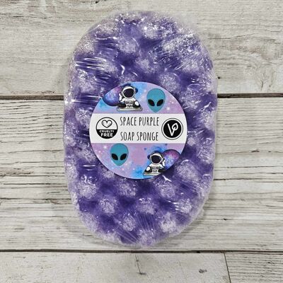 Space Purple Exfoliating Soap Sponge