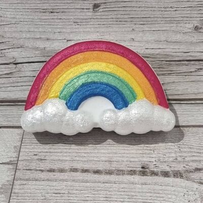 Irgendwo über der Regenbogen-Badebombe