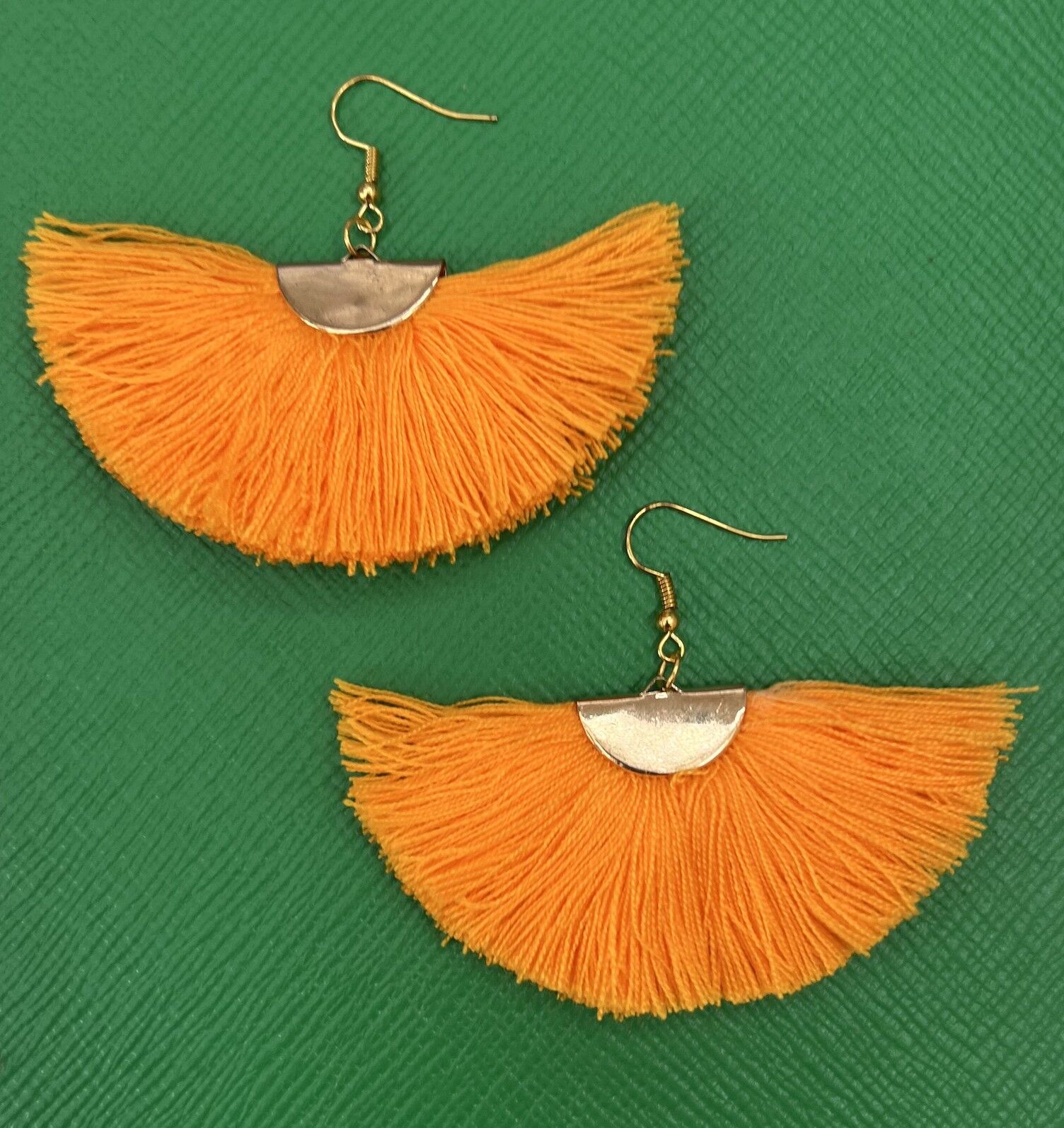 Boucles d'Oreilles Éventail Sunshine Tassel