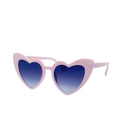 Sonnenbrille in Herzform - rosa