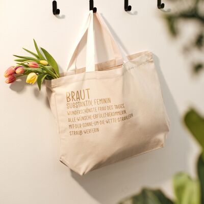 Tasche für die Braut | Shopper| Geschenk für die Braut