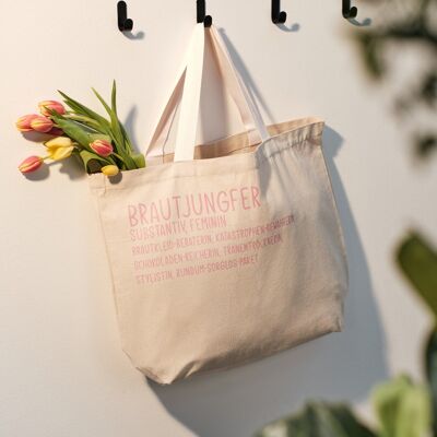 Tasche für die Brautjungfer - Shopper - Geschenk