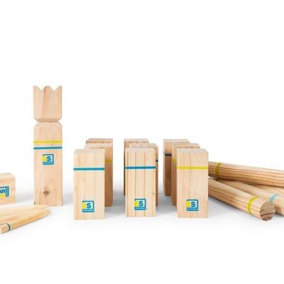 Kubb - giocattolo in legno - gioco attivo - gioco all'aperto - bambini - BS Toys