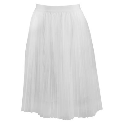 Falda de tul blanca