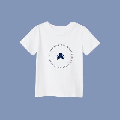 BEACH HAPPY T-SHIRT - WHITE