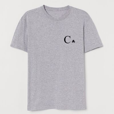 T-SHIRT C - GRIGIO CHIARO