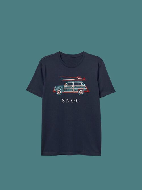 CAMISETA COCHE - AZUL MARINO