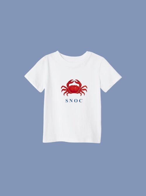 CAMISETA CRAB - BLANCO