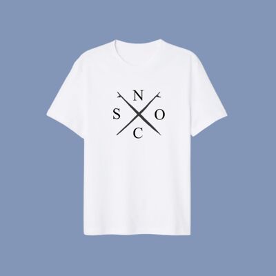 T-SHIRT CROSS TABLES - BIANCO