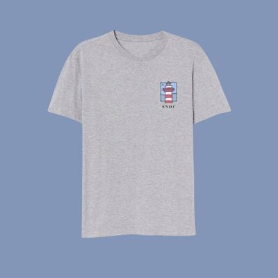 LIGHTHOUSE T-SHIRT - LIGHT GRAY