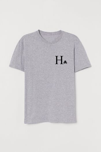 T-SHIRT H - GRIS CLAIR