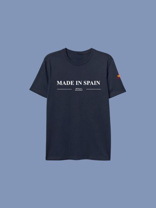 CAMISETA MADE IN SPAIN - AZUL MARINO