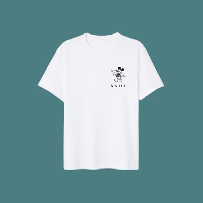 MICKEY-LOGO-T-SHIRT - WEISS