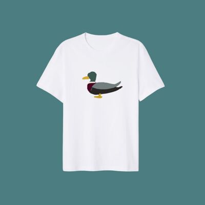 T-SHIRT CANARD - BLANC