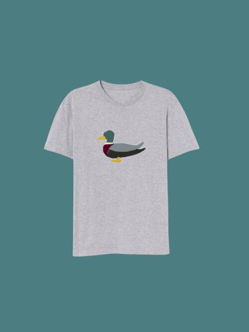 CAMISETA PATO - GRIS CLARO