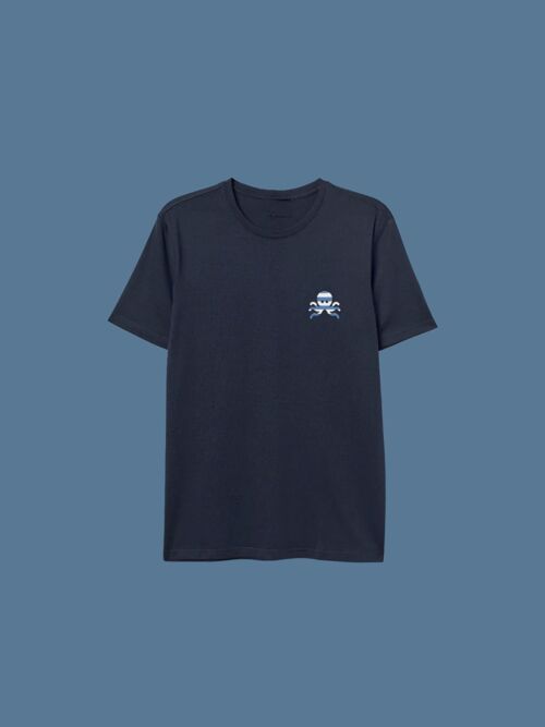 CAMISETA SNOC RAYAS MINI - AZUL MARINO