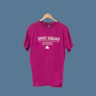 CAMISETA SNOC SQUAD - BURDEOS