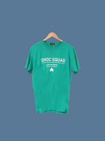 T-SHIRT SNOC SQUAD - VERT ÉMERAUDE