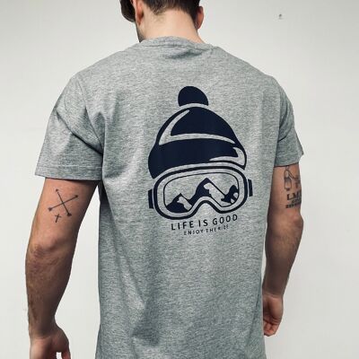 SNOW T-SHIRT - LIGHT GRAY