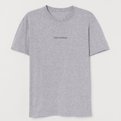 T-SHIRT Dolcetto o Scherzetto? - GRIGIO CHIARO