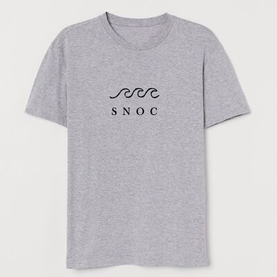 CAMISETA WAVES - GRIS CLARO