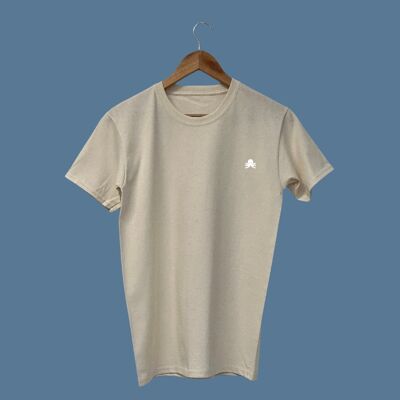 T-SHIRT LOGO BLANC - BLEU MARINE II