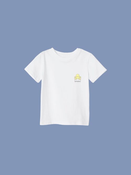 CAMISETA YELLOW LITTLE VICHY - BLANCO