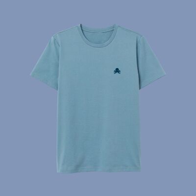 T-SHIRT SNOC BASIC - AZZURRO