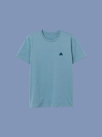 T-SHIRT BASIQUE SNOC - BLEU CLAIR