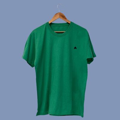 T-SHIRT SNOC BASIC MARMORIZZATA - MARMORIZZATA VERDE PROFONDO